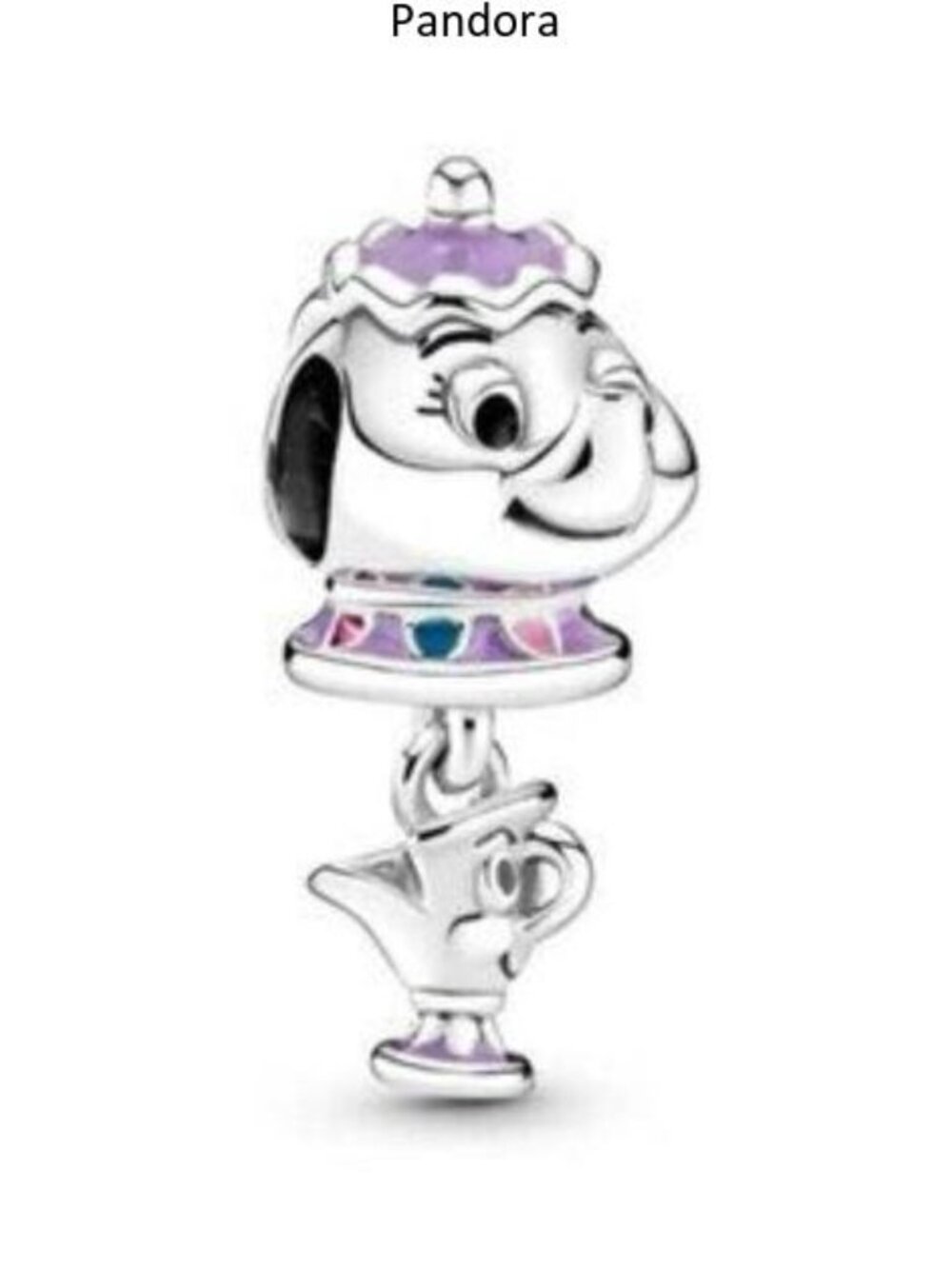 PANDORA Disney Mrs Potts Chip Charm